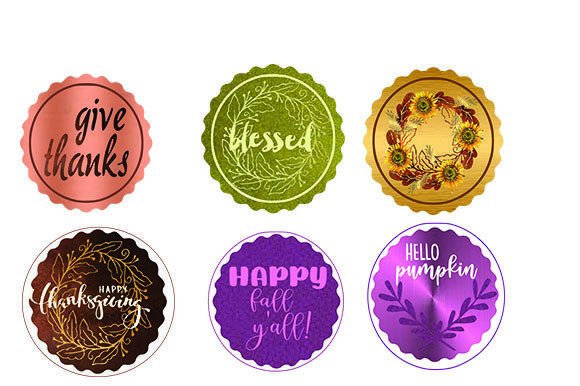 6 Round Autumn Stickers: A Designer's Real-World Review