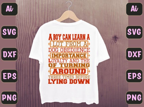 A Boy Can Learn from a Dog Obedience