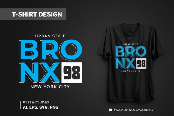 Bronx Typography Vector T-shirt Design Review
