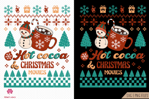 Hot Cocoa and Christmas Movies Embroidery Design Review