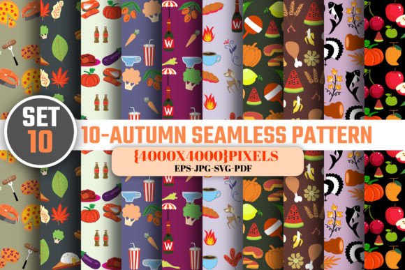 Seamless Autumn Digital Paper Patterns10 Review